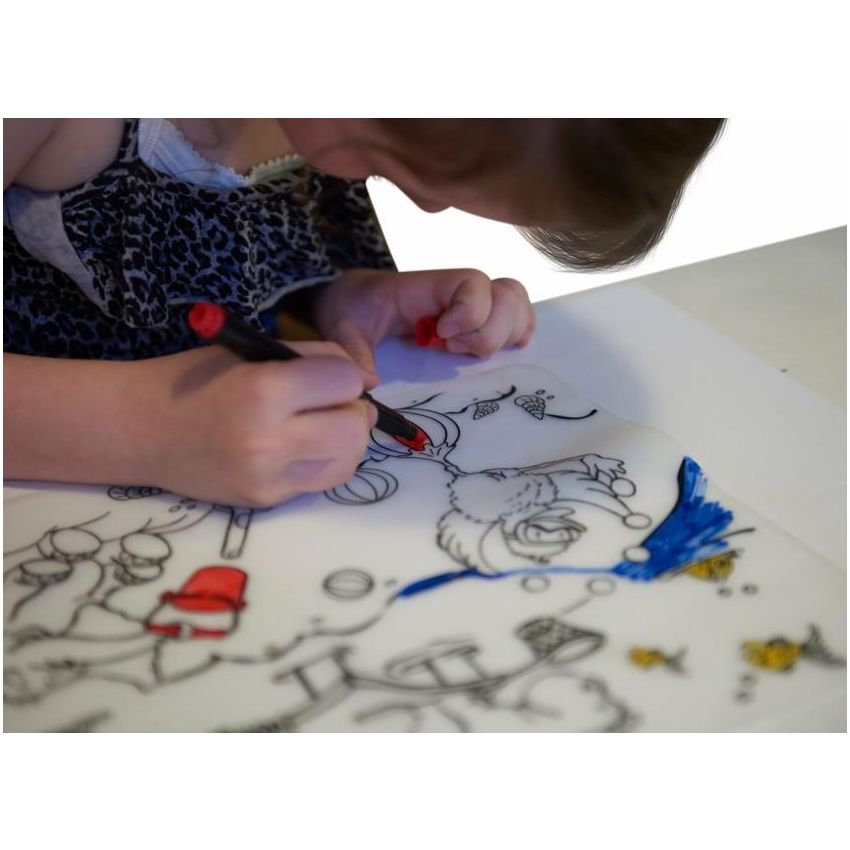 Scrunch - Silikon Tisch- Malset 