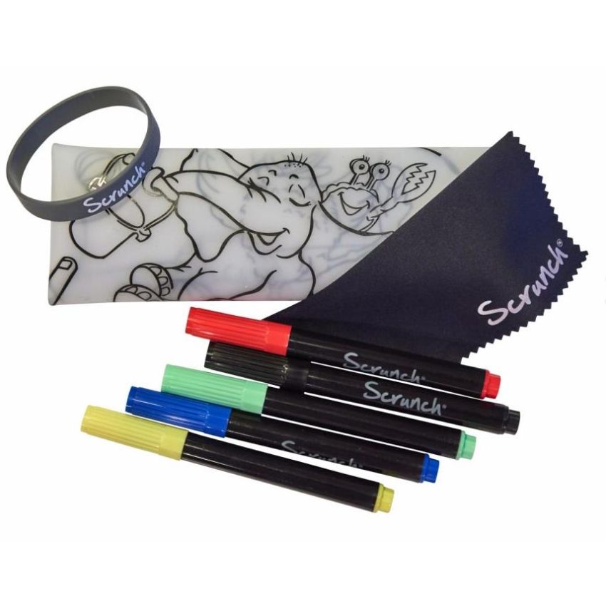 Scrunch - Silikon Tisch- Malset 