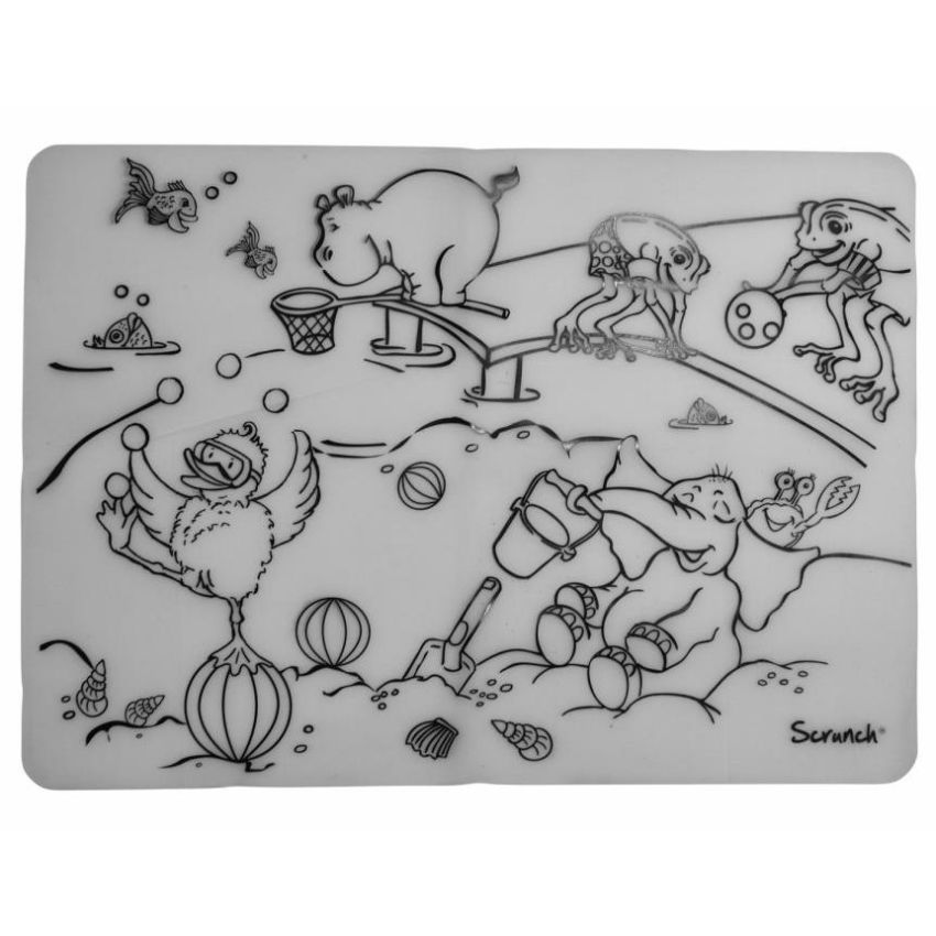 Scrunch - Silikon Tisch- Malset 