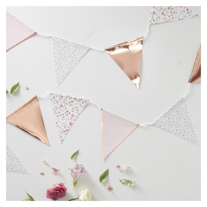 Ginger Ray - Girlande Fähnchen Ditsy