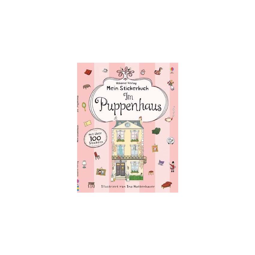 Usborne Verlag - Mein Stickerbuch: Im Puppenhaus