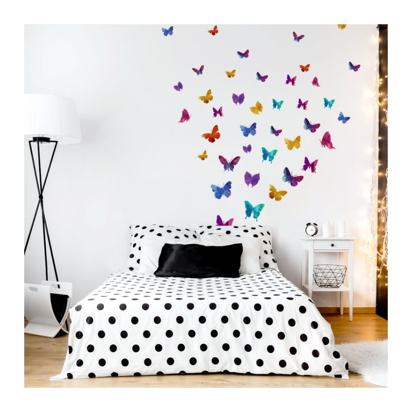 YokoDesign - Wandsticker Schmetterling- Schwarm
