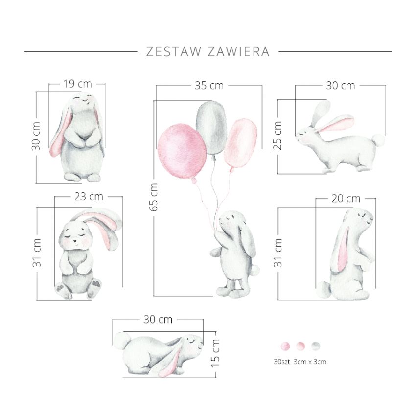 YokoDesign - Wandsticker Bunny Love