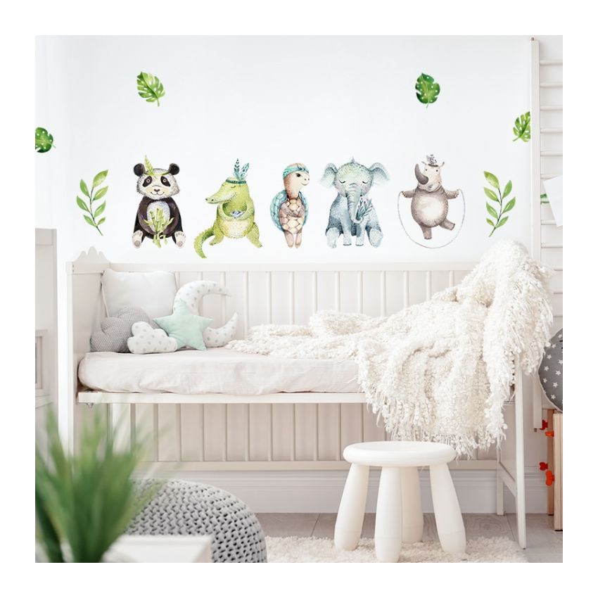 YokoDesign - Wandsticker Jungel Freunde