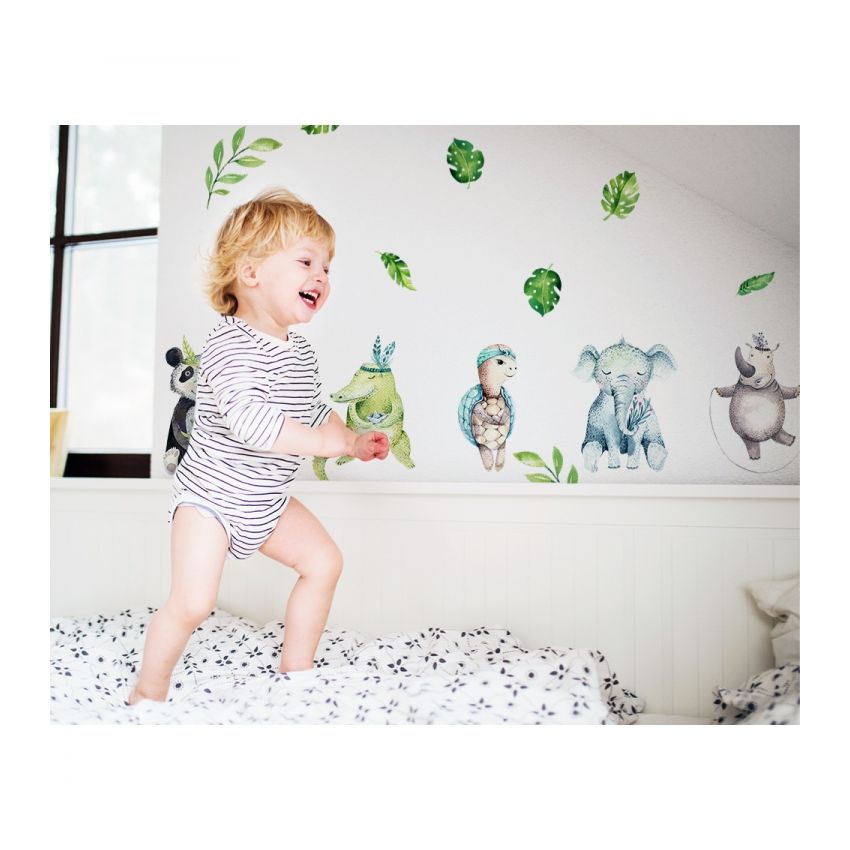 YokoDesign - Wandsticker Jungel Freunde