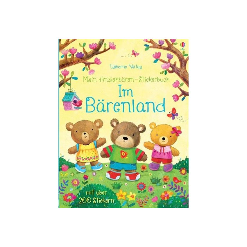Usborne Verlag - Mein Anziehbären-Stickerbuch: Im Bärenland