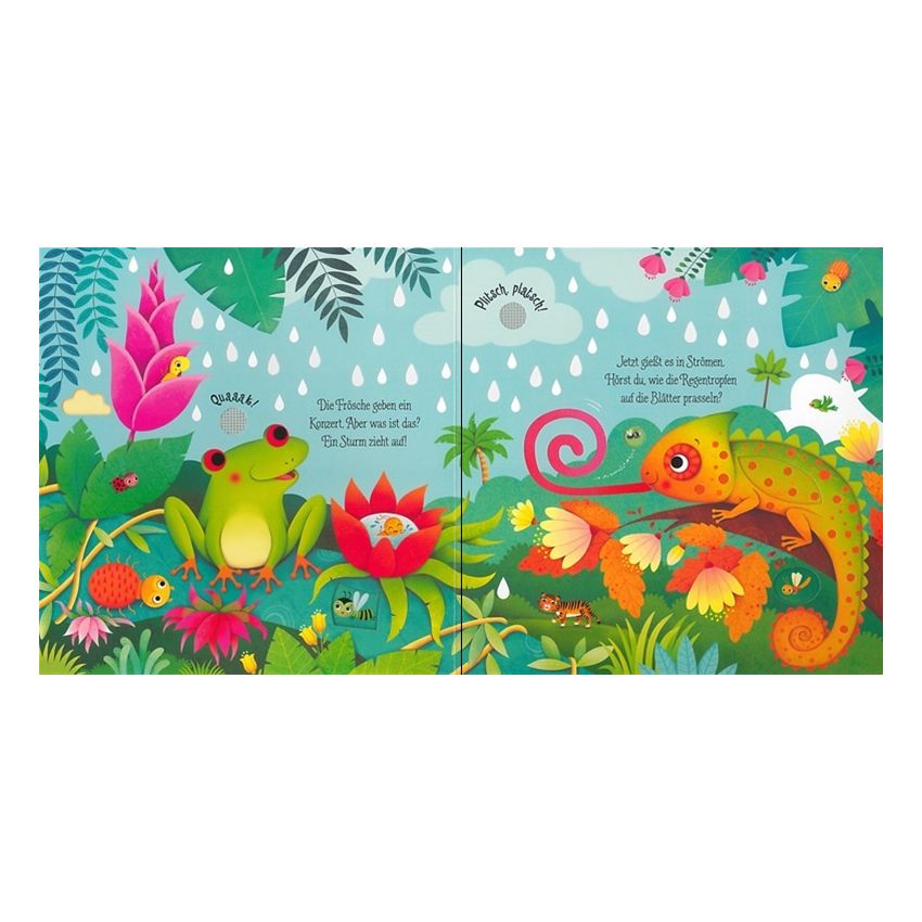 Usborne Verlag - Klänge der Natur: Was hörst du im Dschungel?