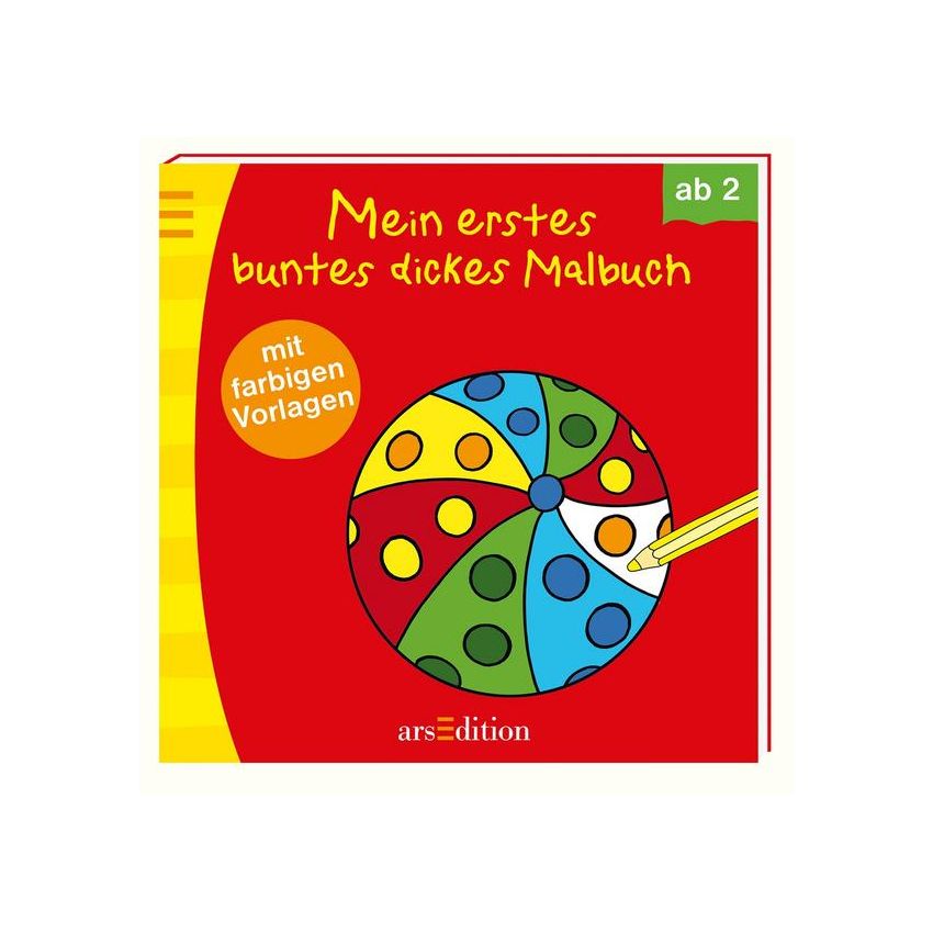 arsEdition - Mein erstes buntes dickes Malbuch (Ball)