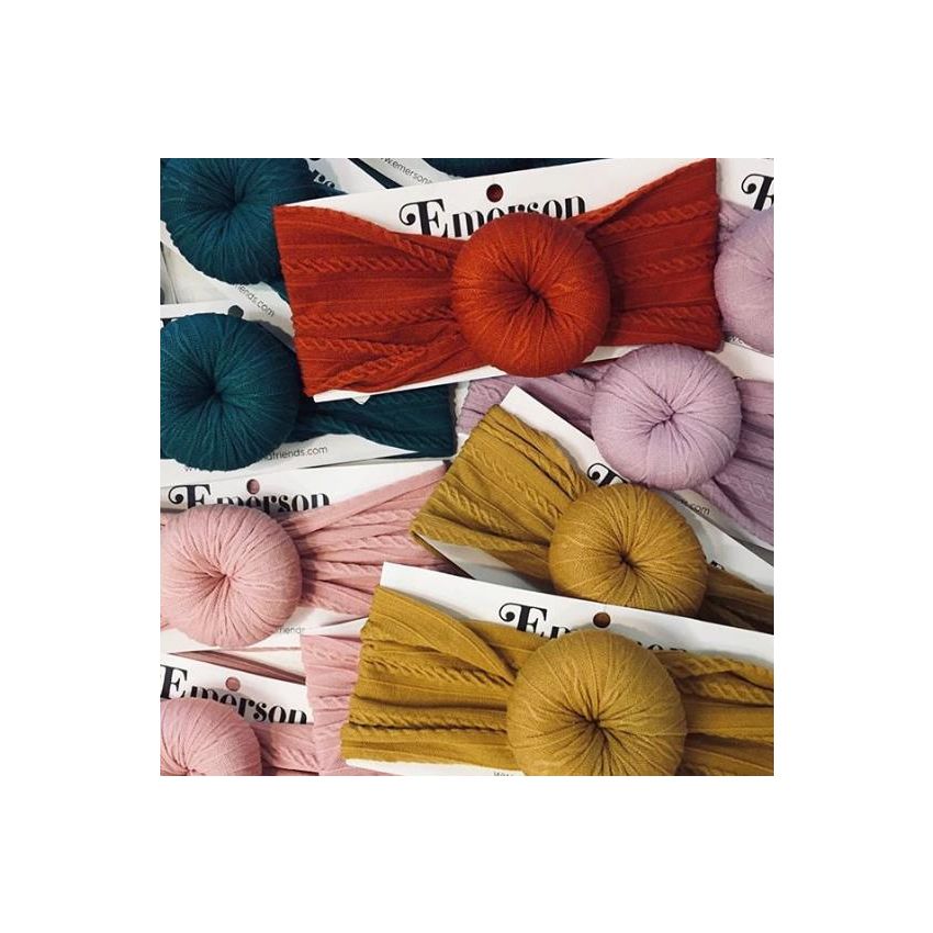 Emerson and Friends - Stirnband Bun Plum