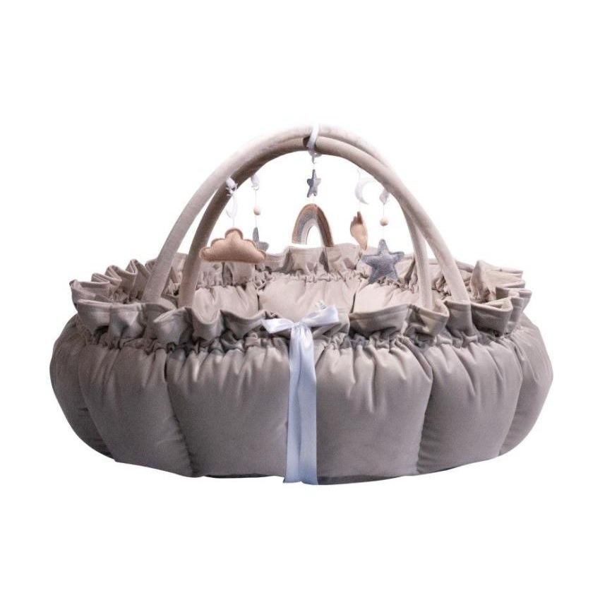 Lilac Sunday - Babyinsel rund 2 in 1 Emma silvery Spielzeug greige