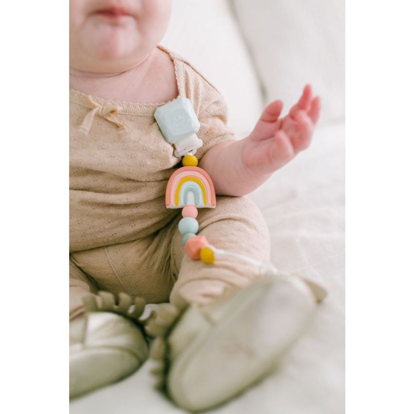 LouLou Lollipop - Schnuller Clip Darling Rainbow
