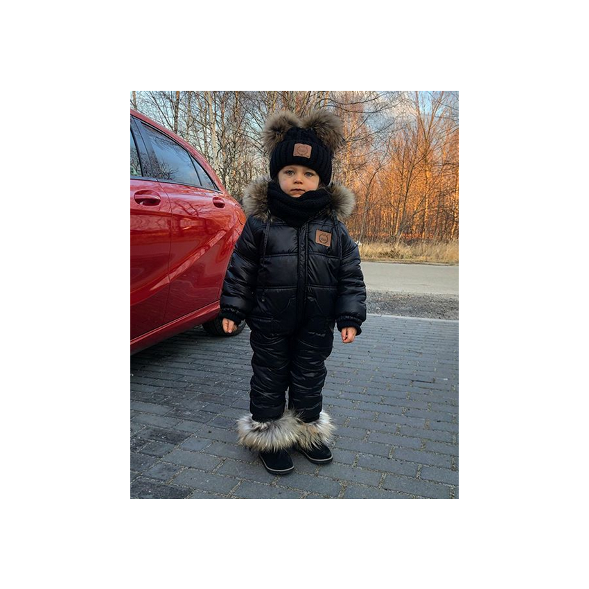 LAttante - Schneeoverall Everest schwarz