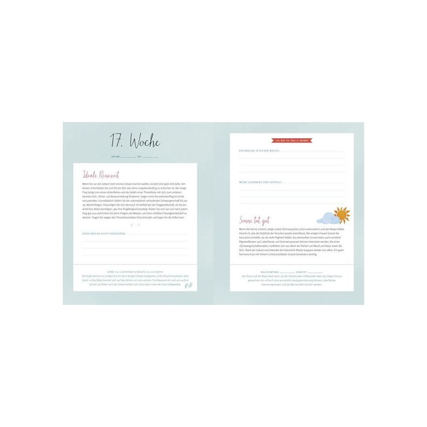 Gräfe und Unzer Verlag - Mein Tagebuch für die Schwangerschaft
