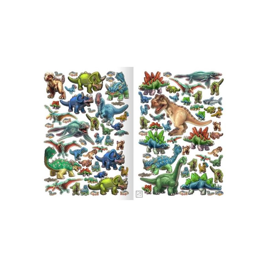 arsEdition - Wow! Das Metallic-Stickerbuch - Dino