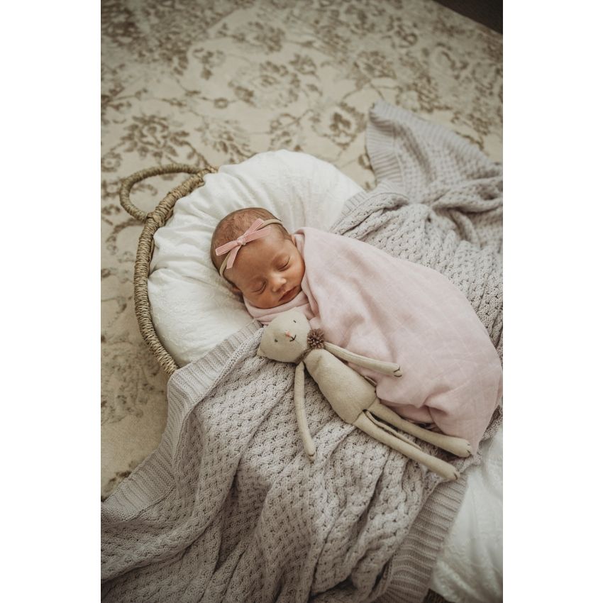 Snuggle Hunny - Muslin Fairytale Hellrosa