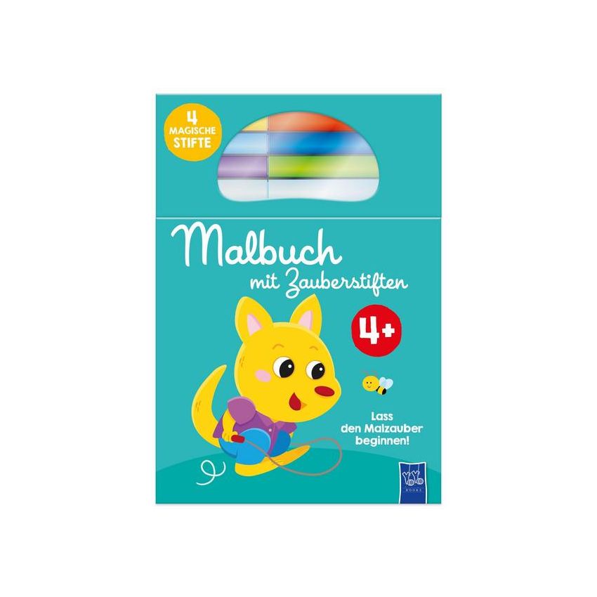YoYo Books - Malbuch mit Zauberstiften (Känguru)