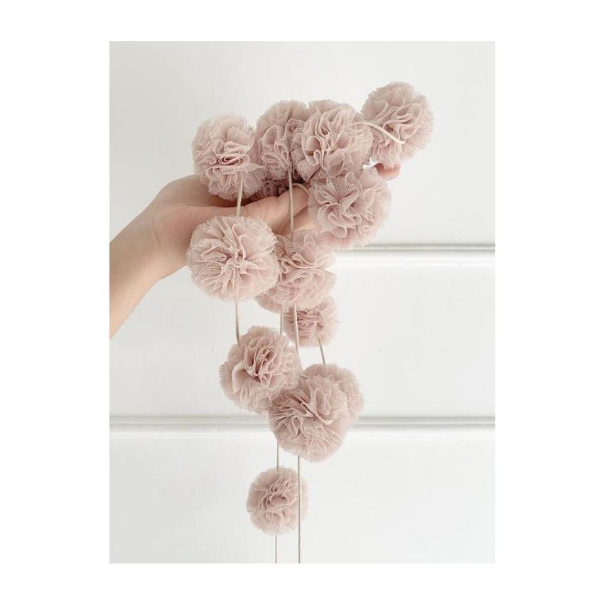 Spinkie - Mini PomPom Girlande Champagner