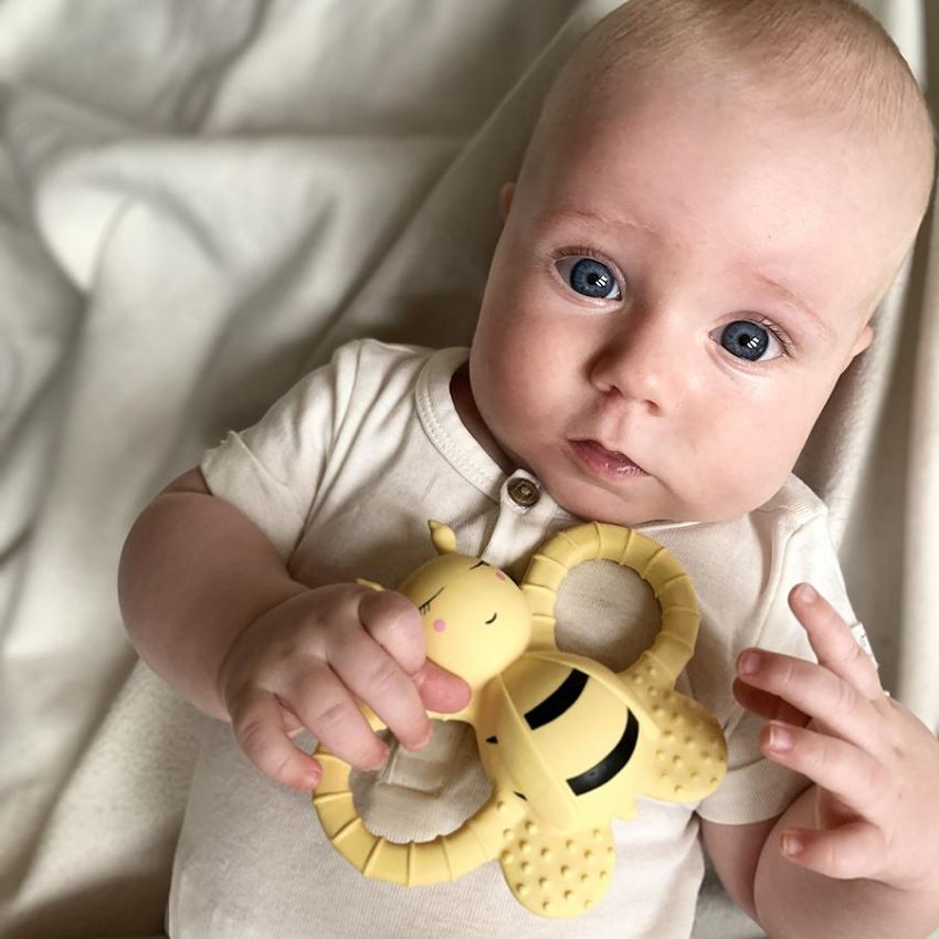FILIBABBA - Beißring - Bella die Biene Naturkautschuk