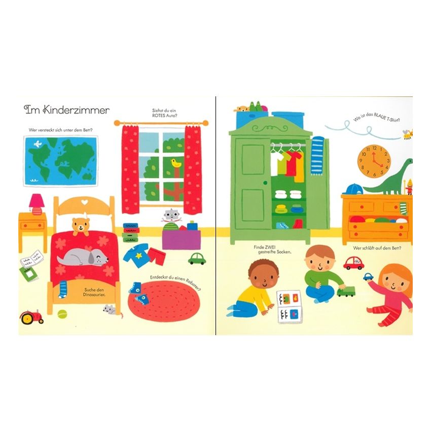 Usborne Verlag - Mein erstes Such- und Findebuch: Zu Hause