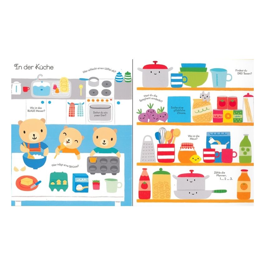 Usborne Verlag - Mein erstes Such- und Findebuch: Zu Hause