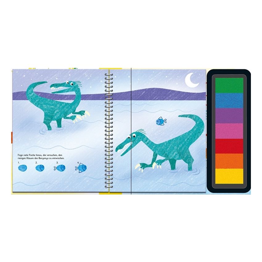 Usborne Verlag - Fingerstempeln: Dinosaurier