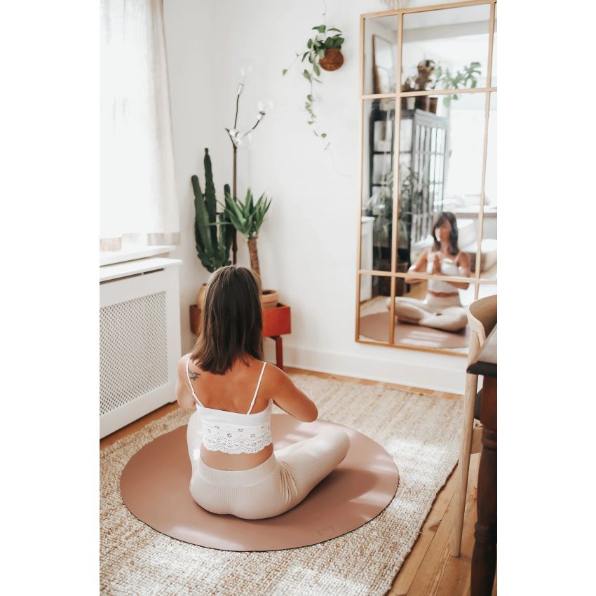 Lille Vilde - Bodenmatte Kunstleder Vintage Blossom