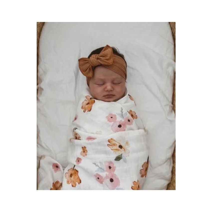 Mae & Rae - Stirnband gerippt braun