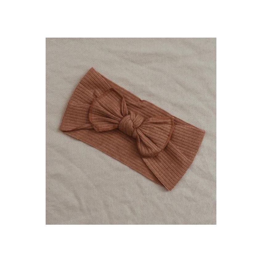 Mae & Rae - Stirnband gerippt braun