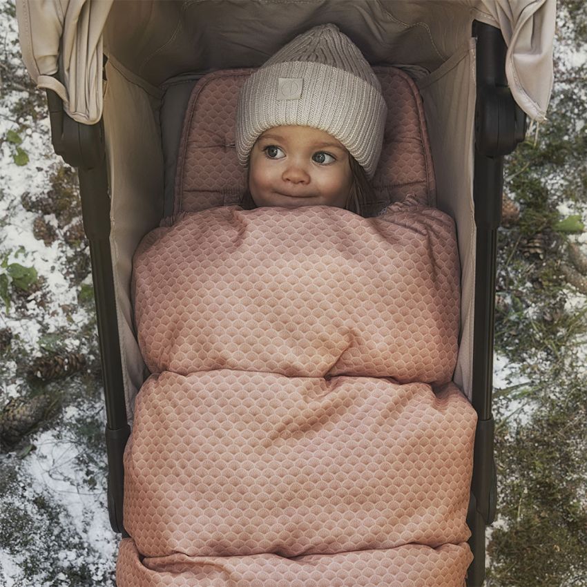 Elodie - Verstellbarer Ganzjahres Fusssack Pink Nouveau