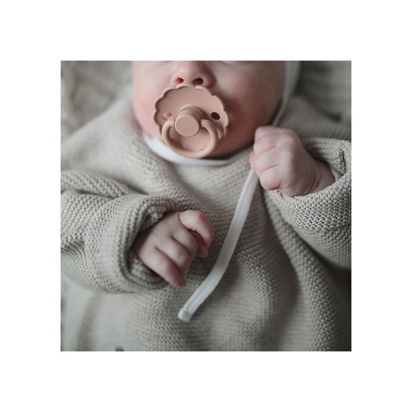 Frigg - Daisy Latex Ivory - Hellblau Grösse 1