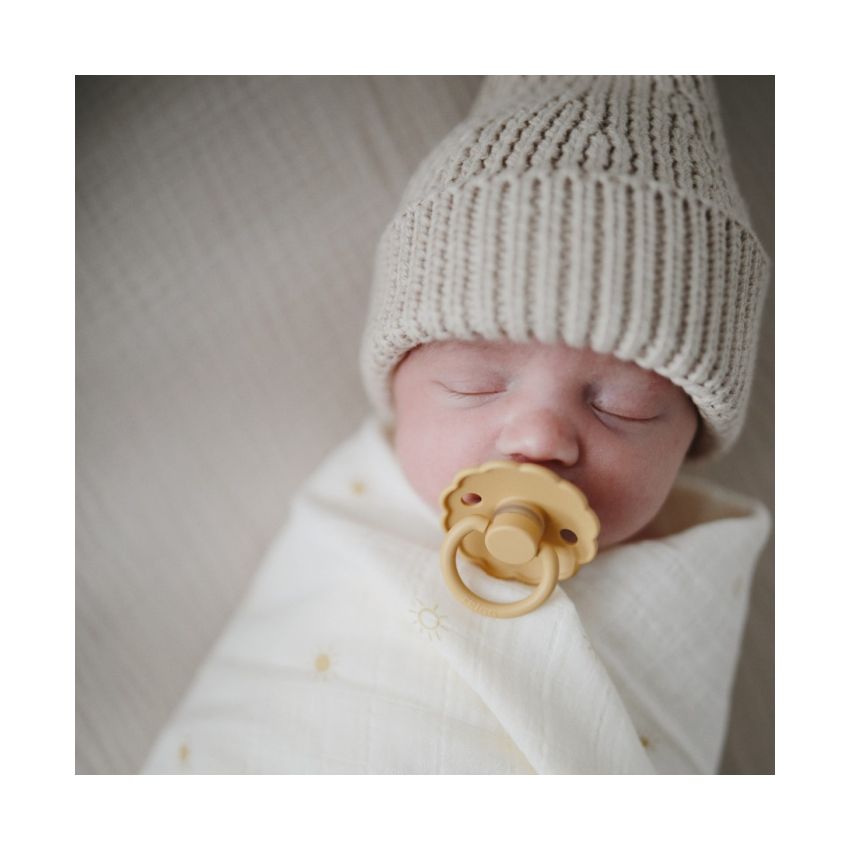 Frigg - Daisy Latex Ivory - Hellblau Grösse 1