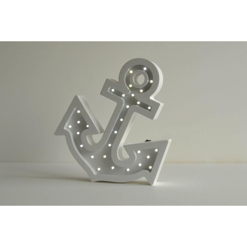 HappyMoon - LED Nachtlampe Anker weiss