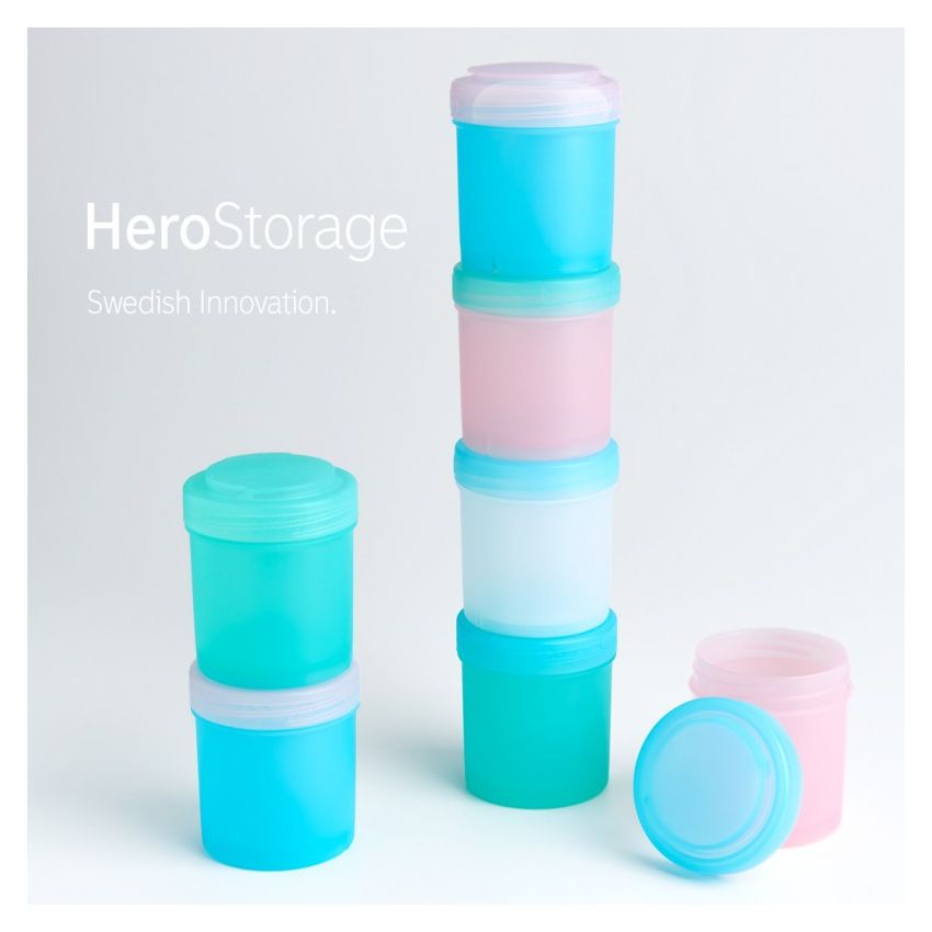 Herobility - HeroStorage pink/ weiss 2er Set