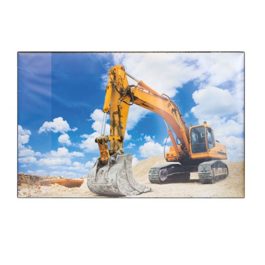 Schreibunterlage Bagger