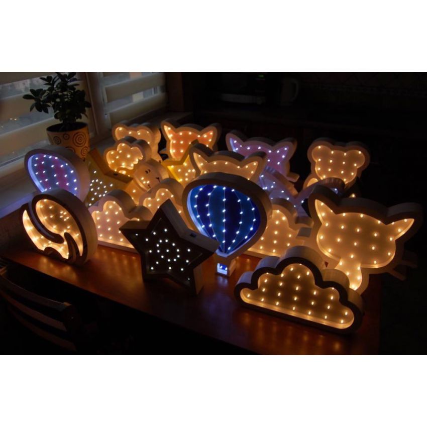 HappyMoon - LED Nachtlampe Schnecke weiss lachs