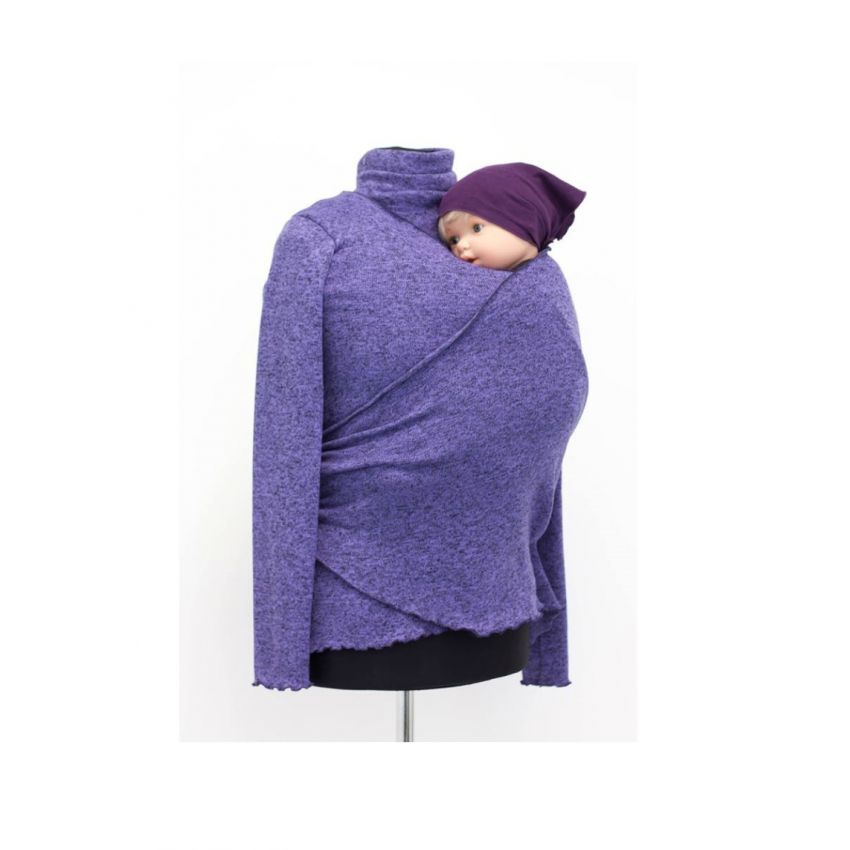 Angel wings 09853 -  Mama- Baby Sweater dick violett