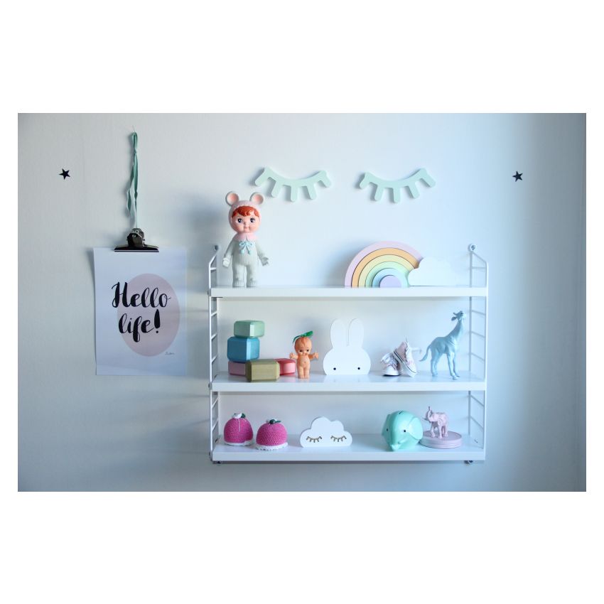 Pixistuff - Holz-Wimpern mint grün