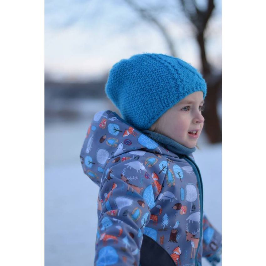 Green Baby - Softshell Jacke Waldfreunde gefütterte Version für Übergangszeit und Winter