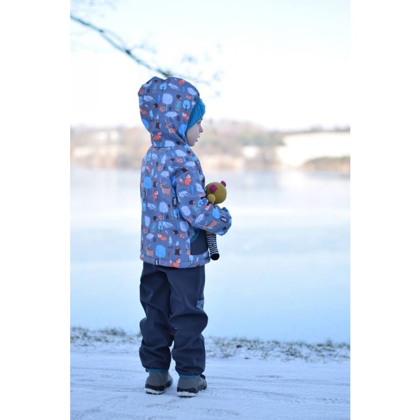 Green Baby - Softshell Jacke Waldfreunde gefütterte Version für Übergangszeit und Winter