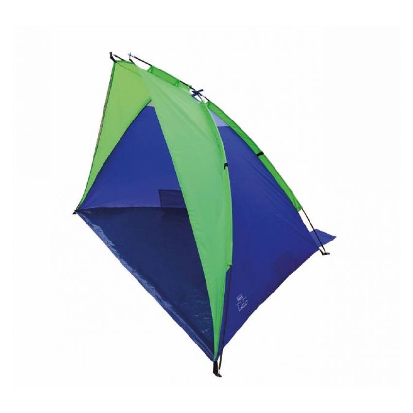 Strandmuschel Lido, blau/grün