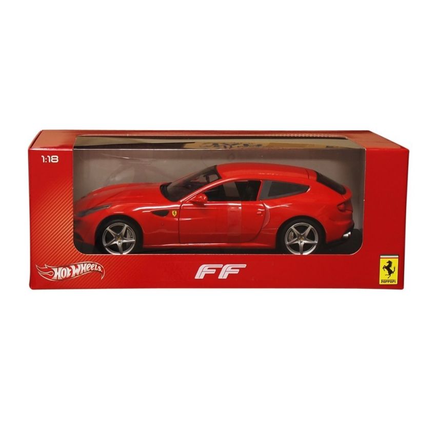 Hot Wheels - Ferrari FF rot 1:18