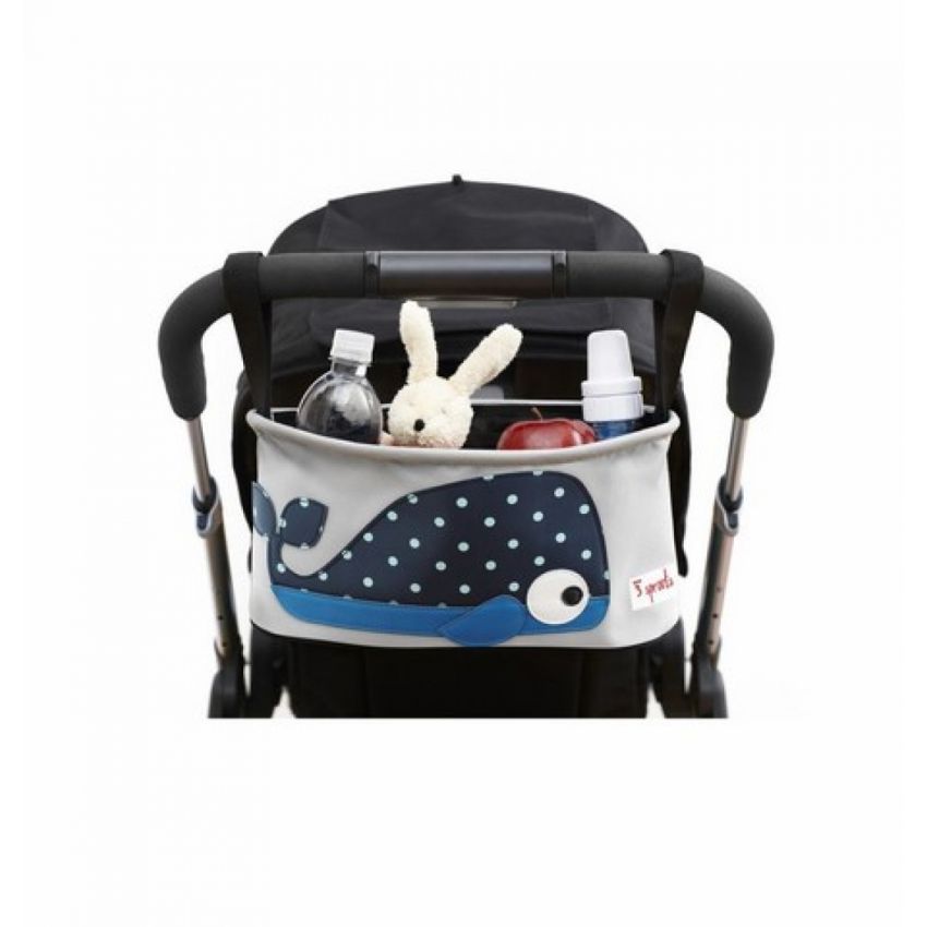3 sprouts - Kinderwagen- Buggytasche Krokodil