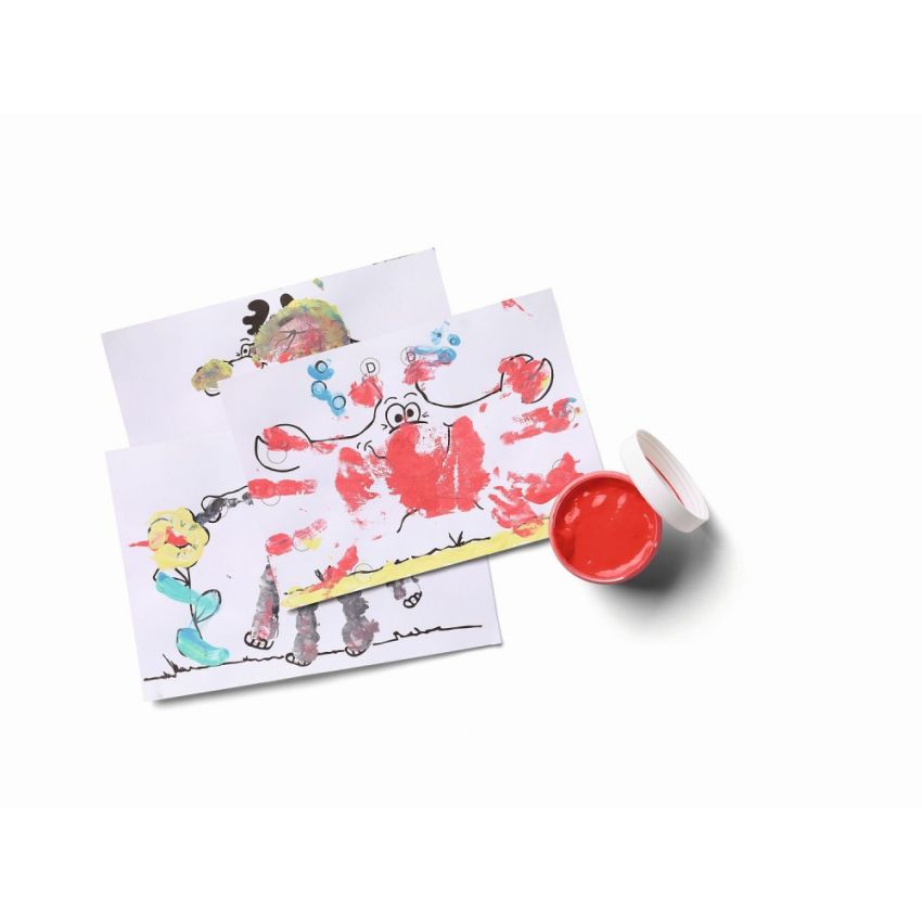 KREUL - Mucki Fingermalfarben 5er Set Wir malen mit Händen und Fingern
