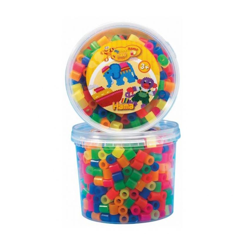 Hama - Maxi Perlen Dose Neon
