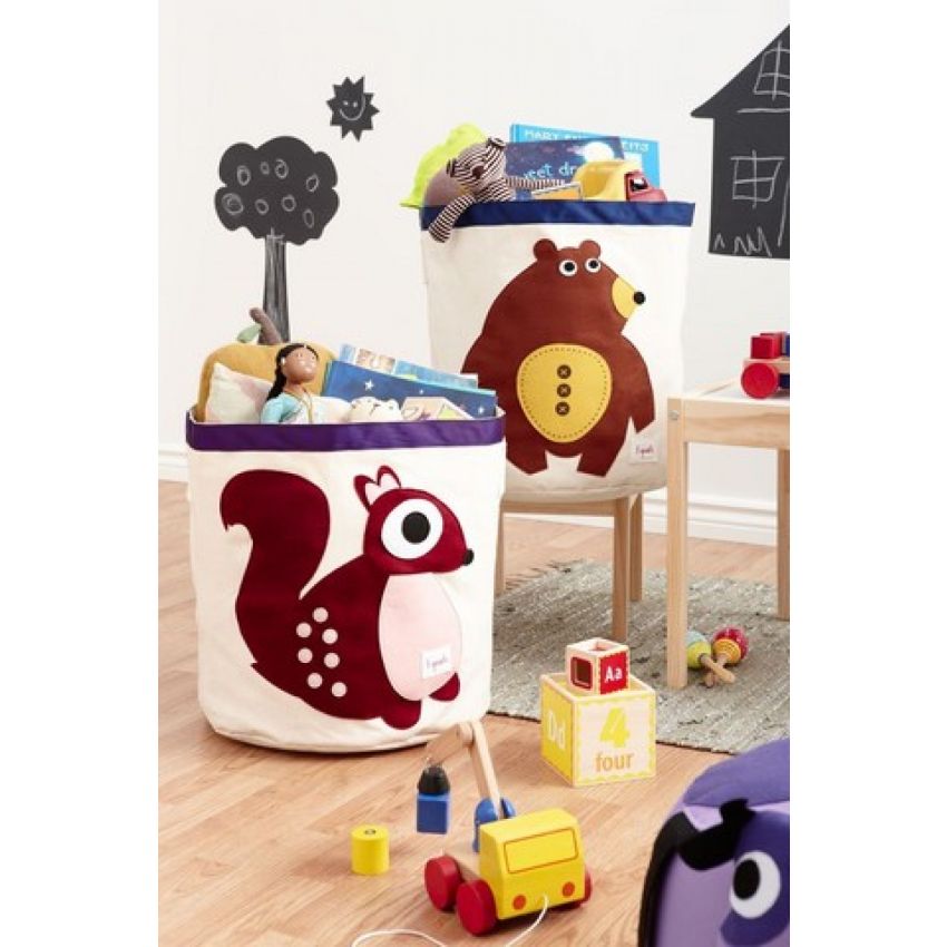 3 sprouts - Aufbewahrungskorb Elefant, pink