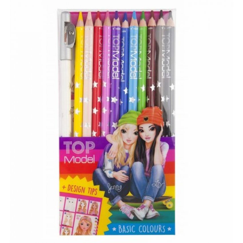 Depesche - Buntstifte Basic Farben, 12er Etui