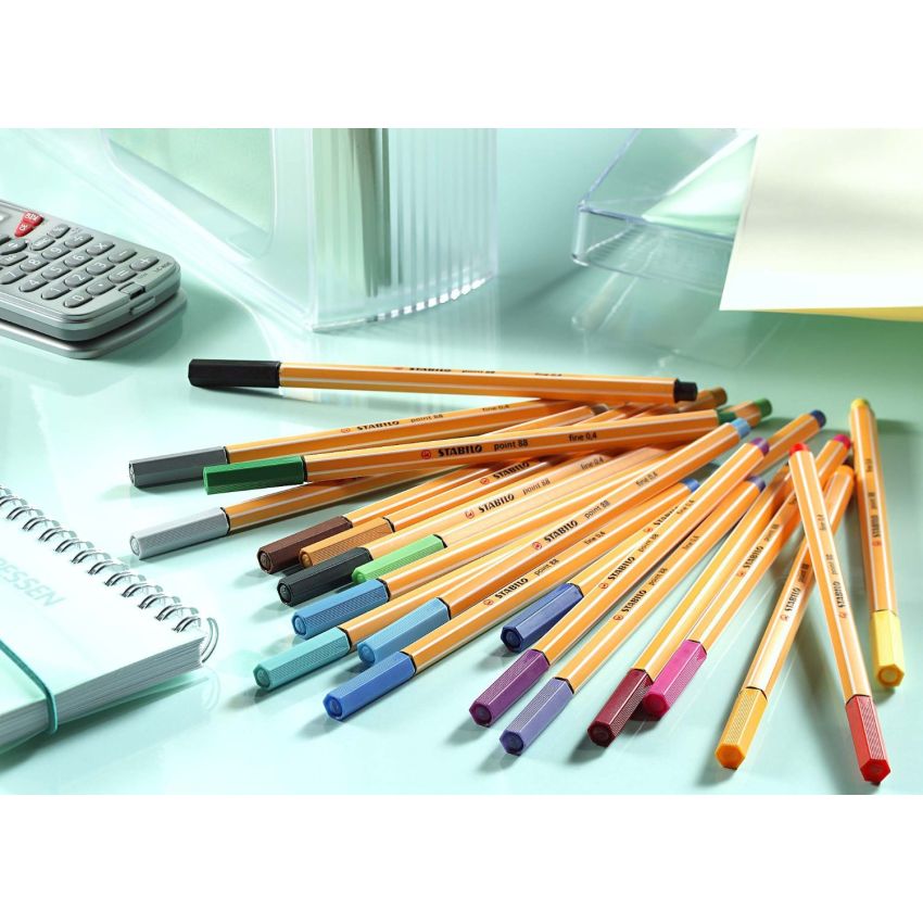 STABILO point 88 10er Etui Standardfarben - Fineliner