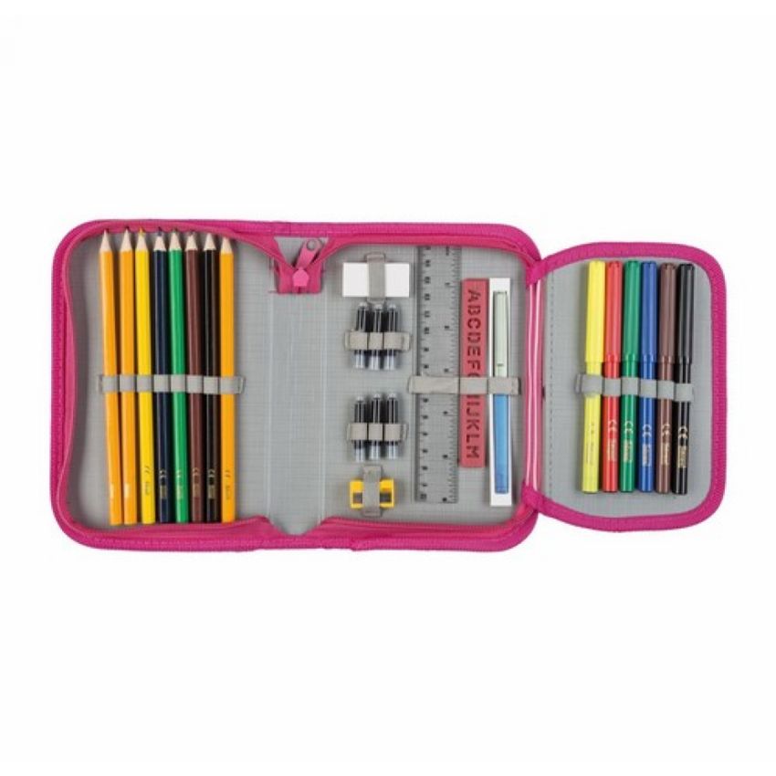 Schüleretui Planeten mit 3D Motiv, 27 teilig