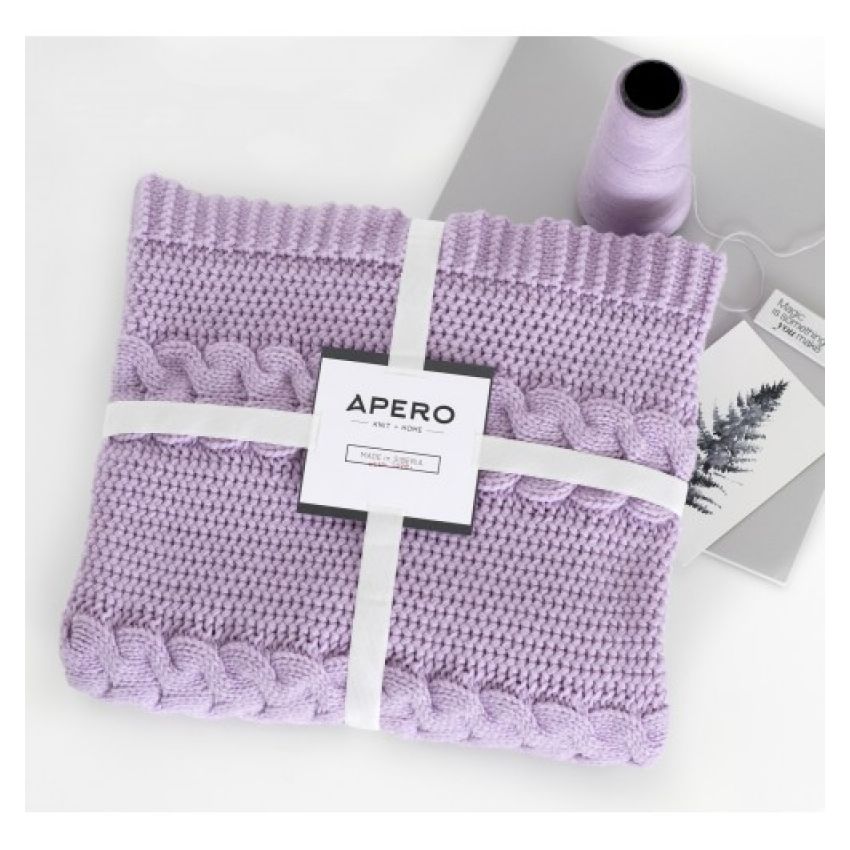 Apero - Knit Manufactory - Lilian Decke Blueberry