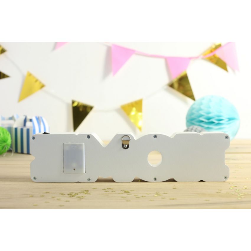 HappyMoon - LED Nachtlampe Home flieder weiss